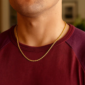 14k Yellow Gold Solid Rope Chain (2.50 mm) RCJ