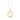 14k Yellow Gold Floating Heart Drop Pendant RCJ
