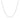 14k White Gold Oval Cable Link Chain (1.10 mm) RCJ