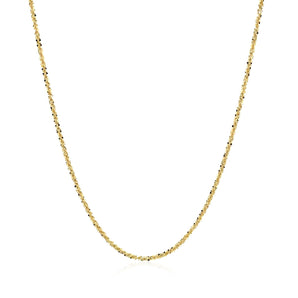 14k Yellow Gold Sparkle Chain (1.10 mm) RCJ