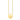 14k Yellow Gold Necklace with Polished Round Pendant with Diamond RCJ