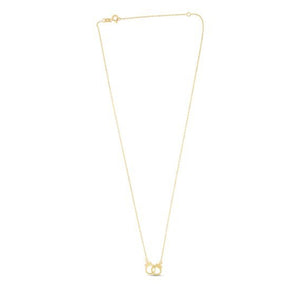 14k Yellow Gold High Polish Handcuff Necklace RCJ