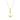 14k Yellow Gold Cable Chain with Anchor Pendant RCJ
