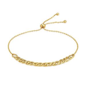Adjustable Chain Bracelet in 14k Yellow Gold (5.00 mm) RCJ
