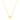 14k Yellow Gold Polished Mini Heart Necklace RCJ