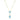 14k Yellow Gold Necklace with Pear-Shaped and Cushion Blue Topaz Briolettes RCJ