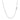 14k White Gold Round Cable Link Chain (1.50 mm) RCJ