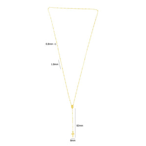 14k Yellow Gold Rosary Necklace RCJ