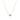 14k Yellow Gold 17 inch Necklace with Round Amethyst RCJ