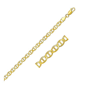 10k Yellow Gold Mariner Link Bracelet (4.50 mm) RCJ
