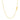 18k Yellow Gold Round Cable Link Chain (1.50 mm) RCJ