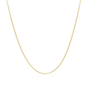 Adjustable Cable Chain in 14k Yellow Gold (0.97 mm) RCJ