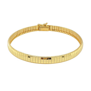 14k Yellow Gold Classic Omega Bracelet (6.00 mm) RCJ