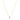 14k Yellow Gold 17 inch Necklace with Cushion Blue Topaz RCJ