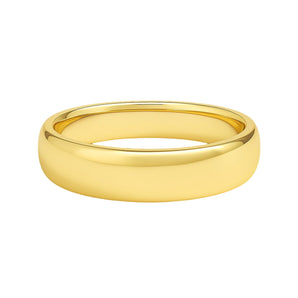 14k Yellow Gold Comfort Fit Wedding Band(5.00 mm) RCJ