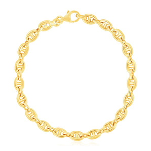 14k Yellow Gold High Polish Mariner Link Bracelet  (5.40 mm) RCJ