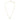 14k Yellow Gold 17 inch Necklace with Round White Topaz RCJ
