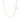 14k Yellow Gold 17 inch Necklace with Round White Topaz RCJ