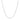 14k White Gold Round Cable Link Chain (1.30 mm) RCJ