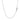 14k White Gold Round Cable Link Chain (1.30 mm) RCJ