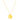 14K Yellow Gold Round Tag Necklace RCJ