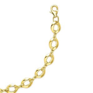 14k Yellow Gold Infinity Link Bracelet (8.00 mm) RCJ