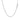 10k White Gold Solid Diamond Cut Rope Chain (1.40 mm) RCJ