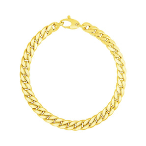 14K Yellow Gold Cuban Link Bracelet (5.90 mm) RCJ