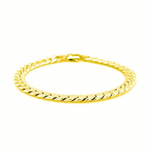 14K Yellow Gold Cuban Link Bracelet (5.90 mm) RCJ