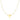 14k Yellow Gold Chain Necklace with Sliding Puffed Heart Charm RCJ