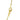 Diamond Cut Bar Links Pendant Chain in Yellow Gold (1.30 mm) RCJ