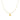 14k Yellow Gold Necklace with Eight Pointed Star and Beads RCJ