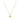 14k Yellow Gold Necklace with Eight Pointed Star and Beads RCJ