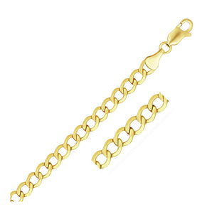 10k Yellow Gold Curb Chain (5.30 mm) RCJ