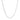 14k White Gold Adjustable Paperclip Chain (1.50 mm) RCJ