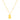 14K Yellow Gold Dog Tag Necklace RCJ