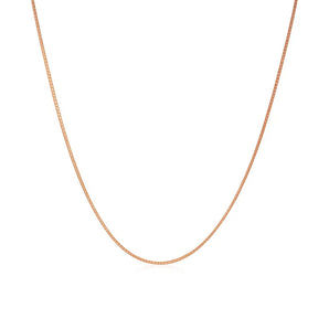 14k Rose Gold Classic Box Chain (0.60 mm) RCJ