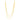 14k Yellow Gold Three Strand Herringbone Chain Necklace RCJ