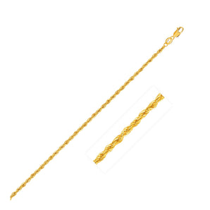 14k Yellow Gold Light Rope Chain (1.50 mm) RCJ