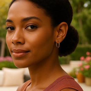 10k Yellow Gold Polished Endless Hoop Earrings (1.5x14mm) RCJ