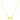 14k Yellow Gold Polished Mini Bar Necklace RCJ