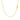 14k Yellow Gold Round Cable Link Chain (1.1 mm) RCJ