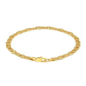 10k Yellow Gold Mariner Link Bracelet (5.10 mm) RCJ