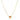 14k Yellow Gold 17 inch Necklace with Round Citrine RCJ