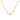 14k Yellow Gold Double Strand Chain with Puffed Heart Lariat Necklace RCJ