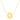 14K Yellow Gold Sunburst Necklace RCJ