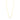 14k Yellow Gold 7mm Pearl Solitaire Necklace RCJ
