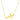 14k Yellow Gold Plain Cross Motif Necklace RCJ