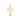 14k Two Tone Gold High Polish Diamond Cut Cross Pendant RCJ
