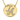 Personalized Initial Disc Necklace with Cubic Zirconia in 14K Gold with Adjustable Box Chain